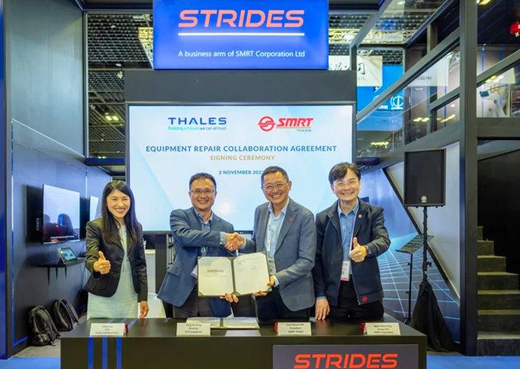 Thales and SMRT Trains to enhance reliability and sustainability of Singapore metro lines